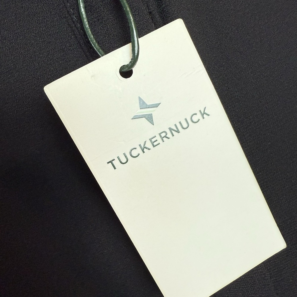 Tuckernuck Royal Shirt Dress Women's XXS Black Stretch Crepe Mini $148 Y24227T - Picture 8 of 14